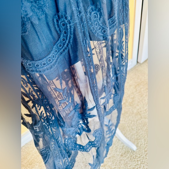 Beautiful Navy Sundress - Picture 3 of 11